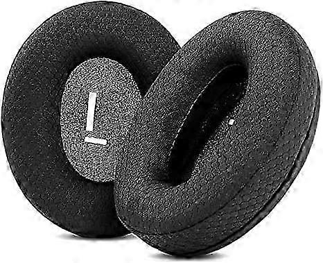 Ear Pads Ear Cushions Earpads Replacement Compatible with Mpow H19 IPO Bluetooth 5.0 Active Noise Cancelling Headphone (Upgrade Fabric Black)