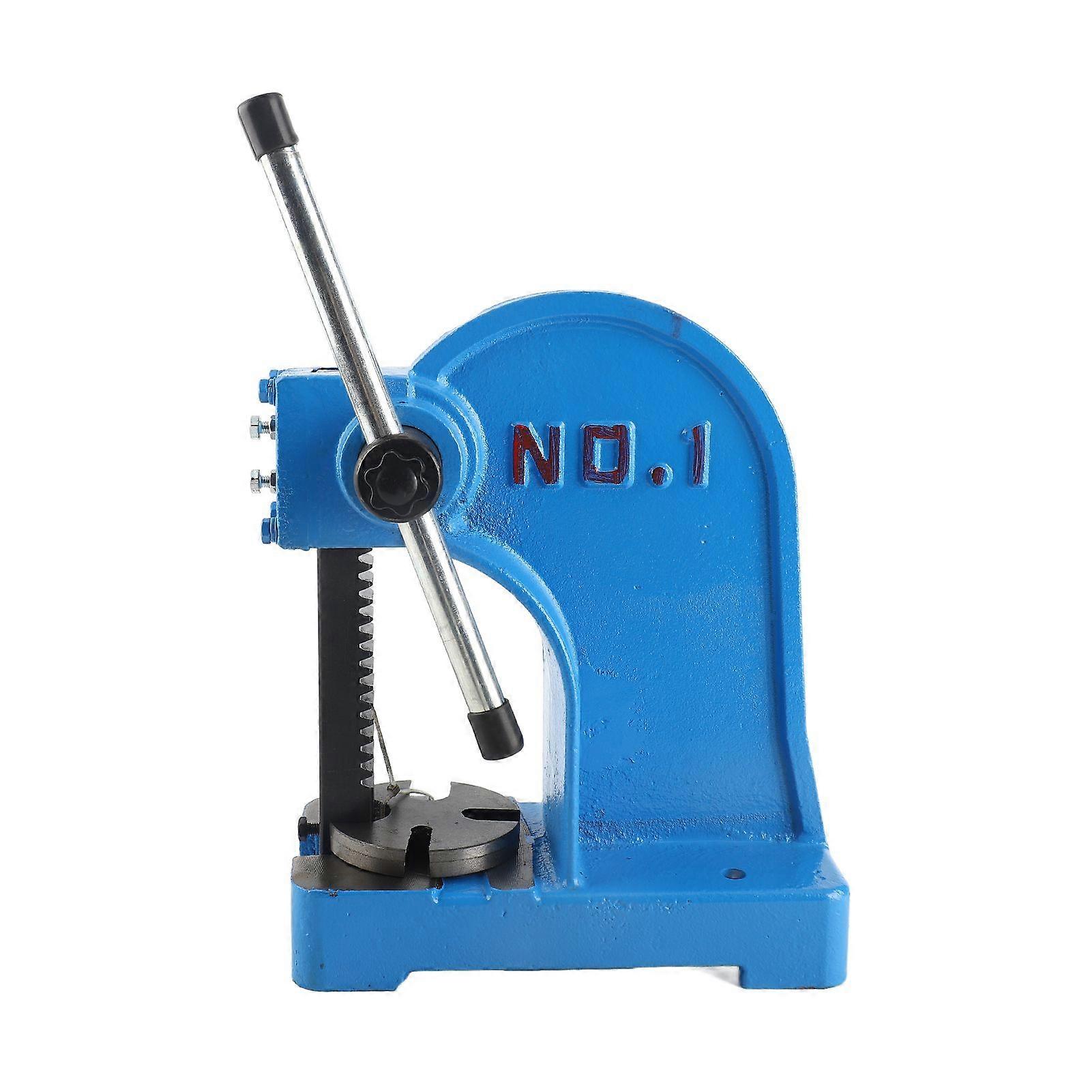 1T Manual Desktop Hand Punch Press Machine Metal Arbor Press Tool