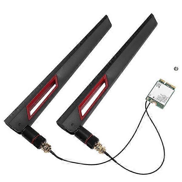 Wireless-Netzwerkkarte AX201NGW mit AC88u Dualband-WIFI-Antenne ipex4-Verbindungskabel. Computernetzwerke.