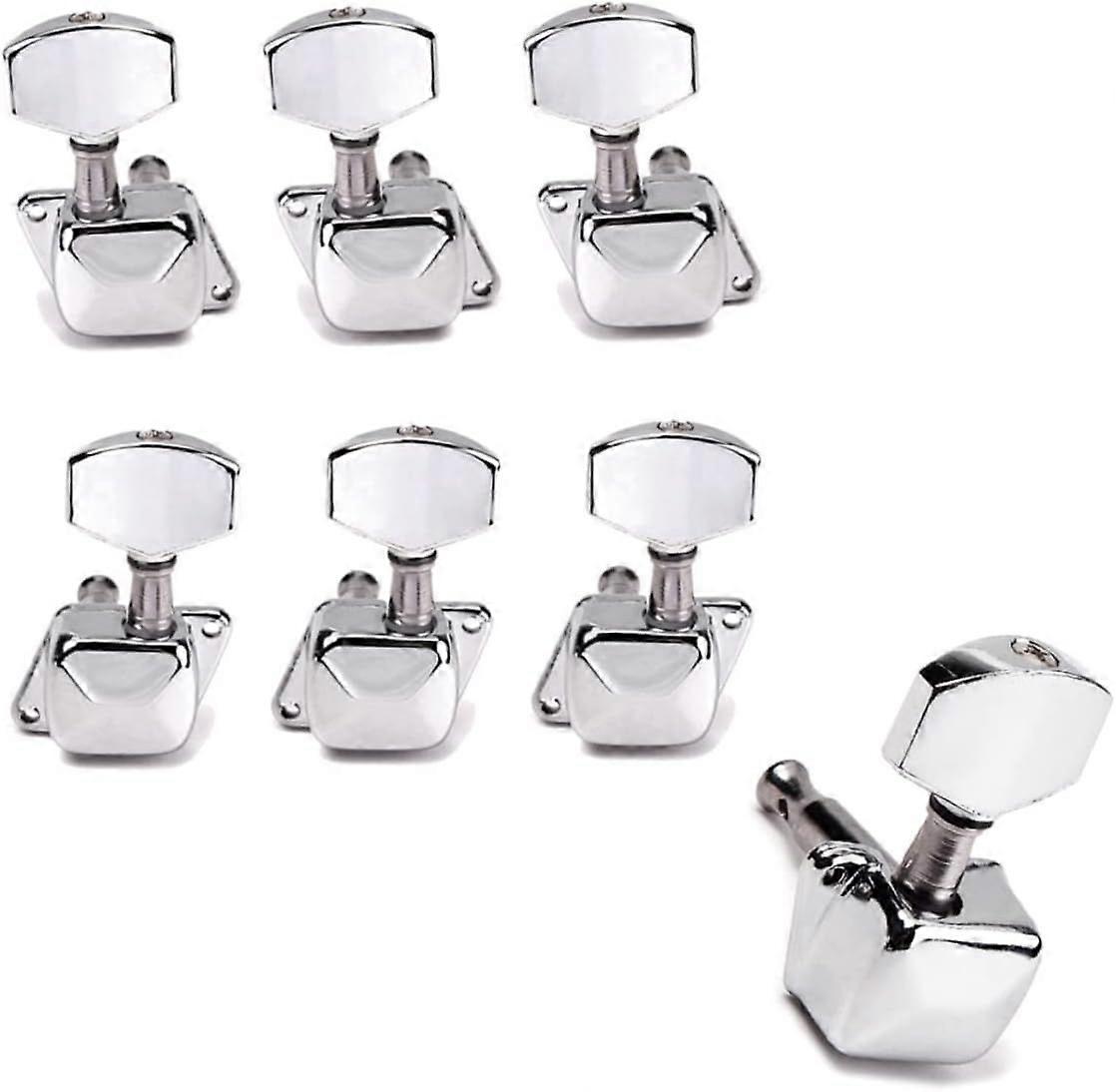 Complete 6 Pcs Set Guitar Tuning Pegs Left Right Tuning Keys for Acoustic