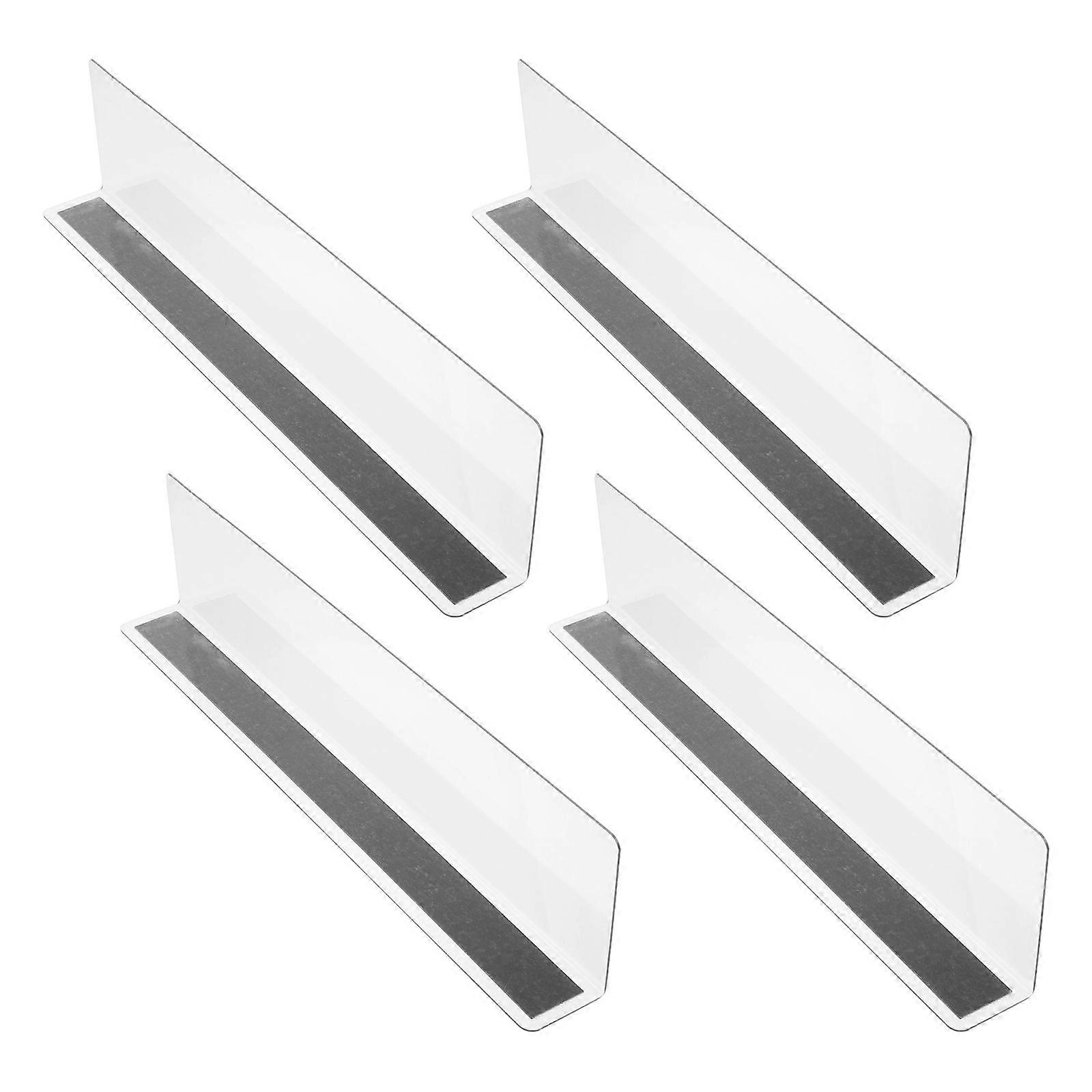 4pcs Supermarket Commodity Separators Thick Shelf Dividers Commodity Clapboards