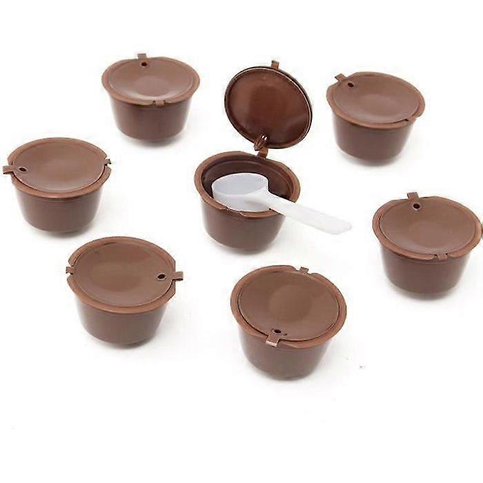 10PCS Refillable Reusable Coffee Capsules Filter for Nescafe Dolce Gusto System