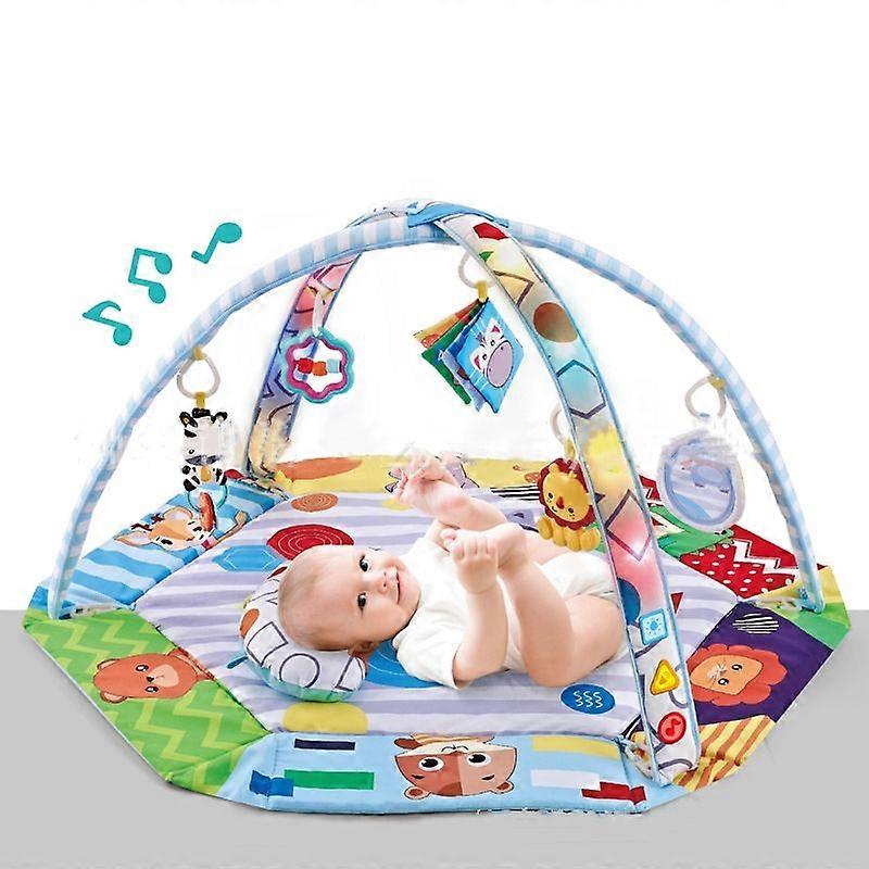 חדר כושר נייד לנסיעות לתינוקות, מחצלות משחק, מרכז פעילות לתינוקות לצמיחה התפתחותית מתינוק לפעוט, חדר כושר פעילות מחצלת משחק לתינוקות, גילאי Newbo