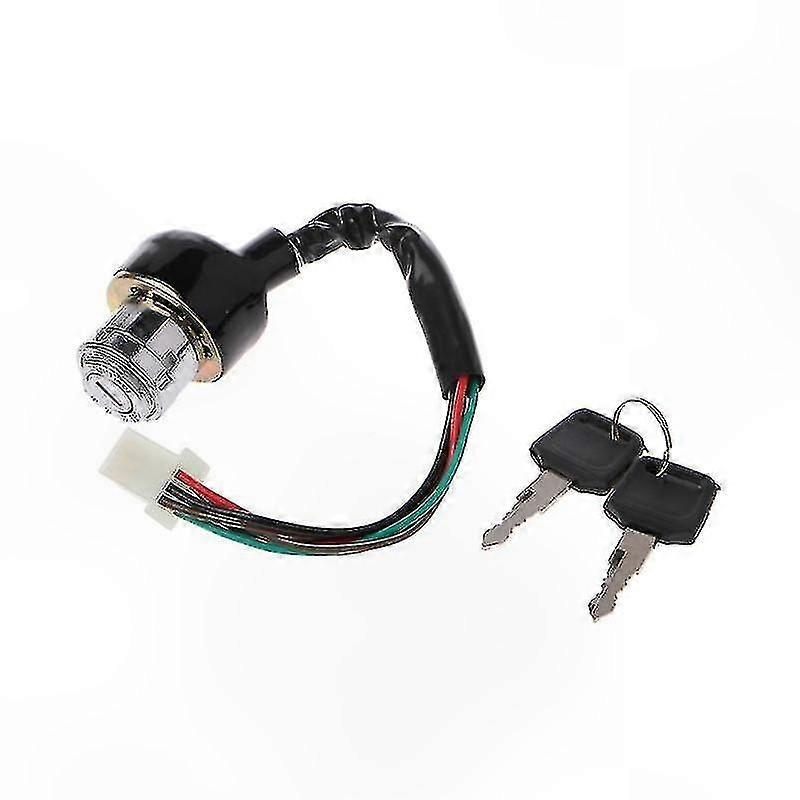 Quad ATV Ignition Key Switch for 50cc 90cc 110cc Four Wheeler Red