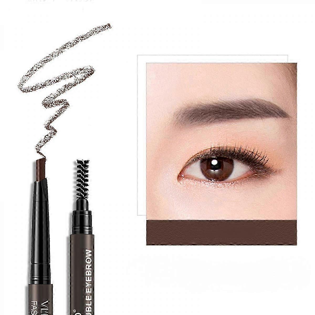 Eyebrow Pencil Long Lasting &amp; Waterproof with Spoolie Vegan, Cruelty Free, Formulated without Parabens