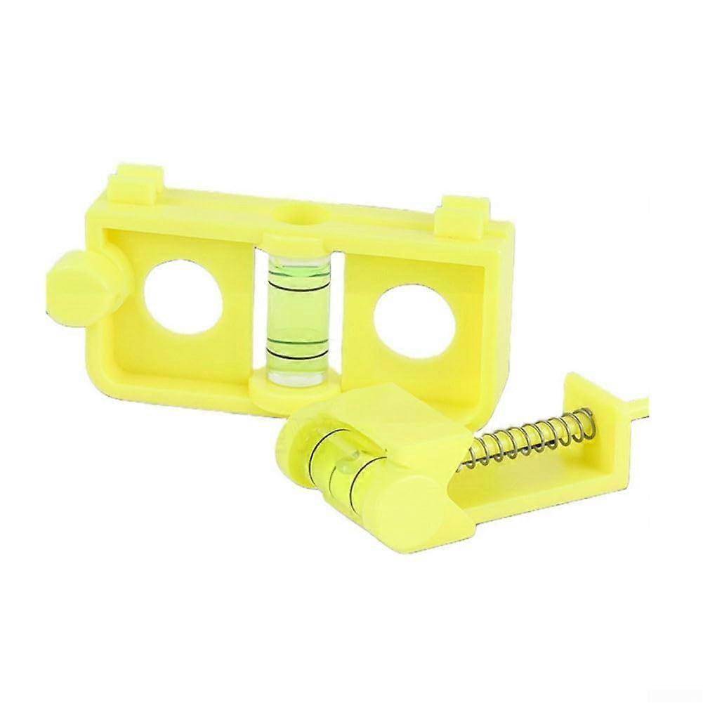 Bow String Level For Compound Bow With Bubble Level, Mounting And Tuning, Yellow