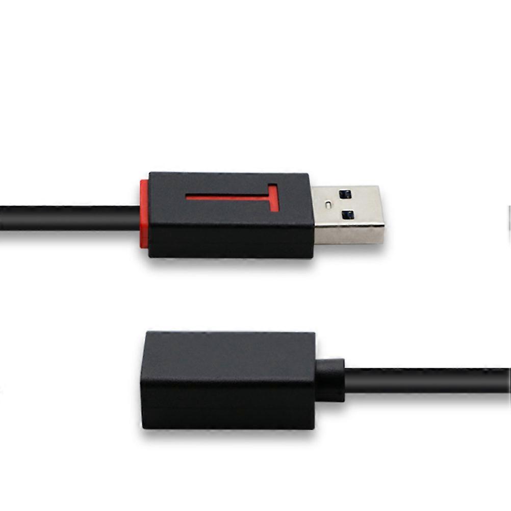 Black Usb Extension Cord Usb 3.0 Extension Cable Computer Users Of Computers And Tablets 300x2x1cm Data Transfer 1Pack