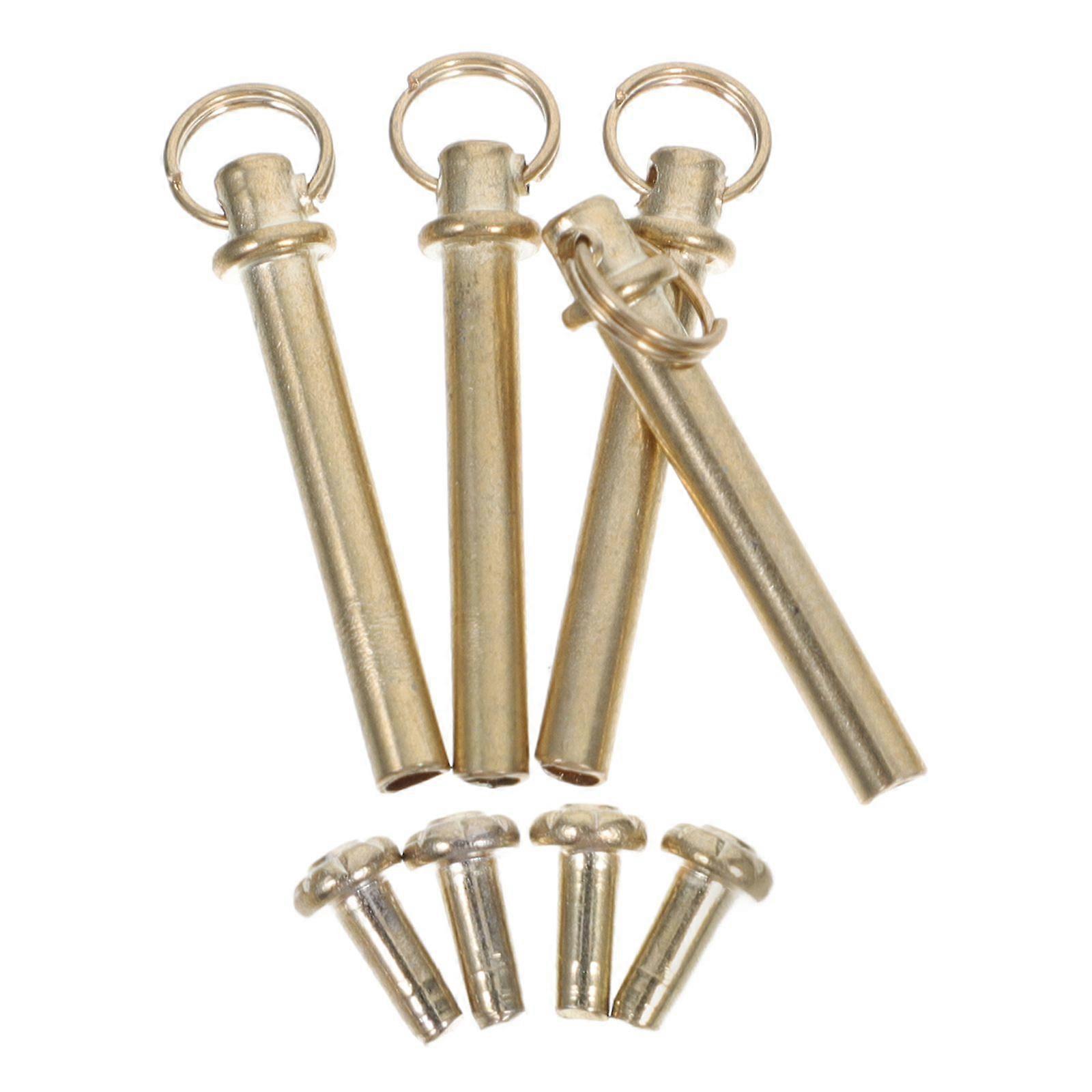 4セット折りたたみ式ハンドファンシャフトリベット修理キット、手作りファン用ハンドヘルドファンシャフト交換ファスナーペーパーファン布ファンアクセサリーゴールデン