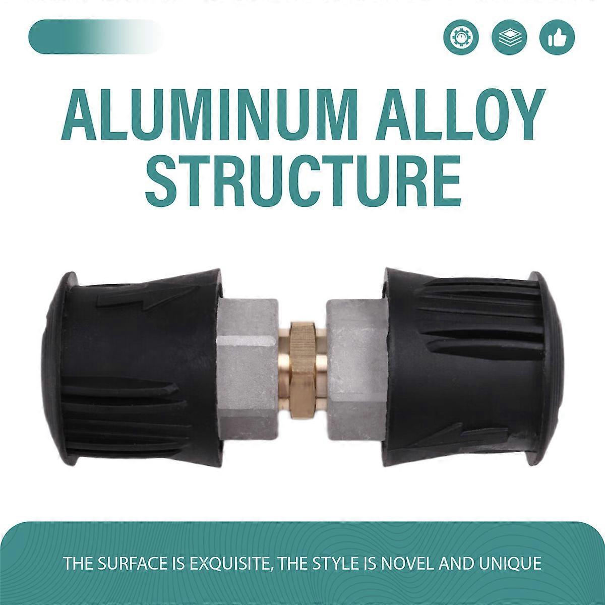 High Pressure Washer Adapter Fitting,Quick Release Adaptor Hose to Hose Connector Quick-Connect Adapter for