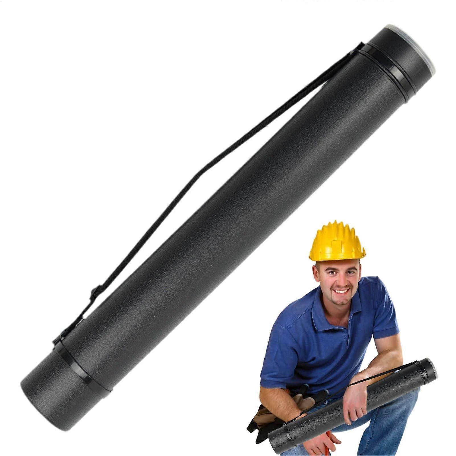 Poster Storage Tube Crush-Proof Waterproof Shoulder Strap For Trade Shows Document Preservation Crafts