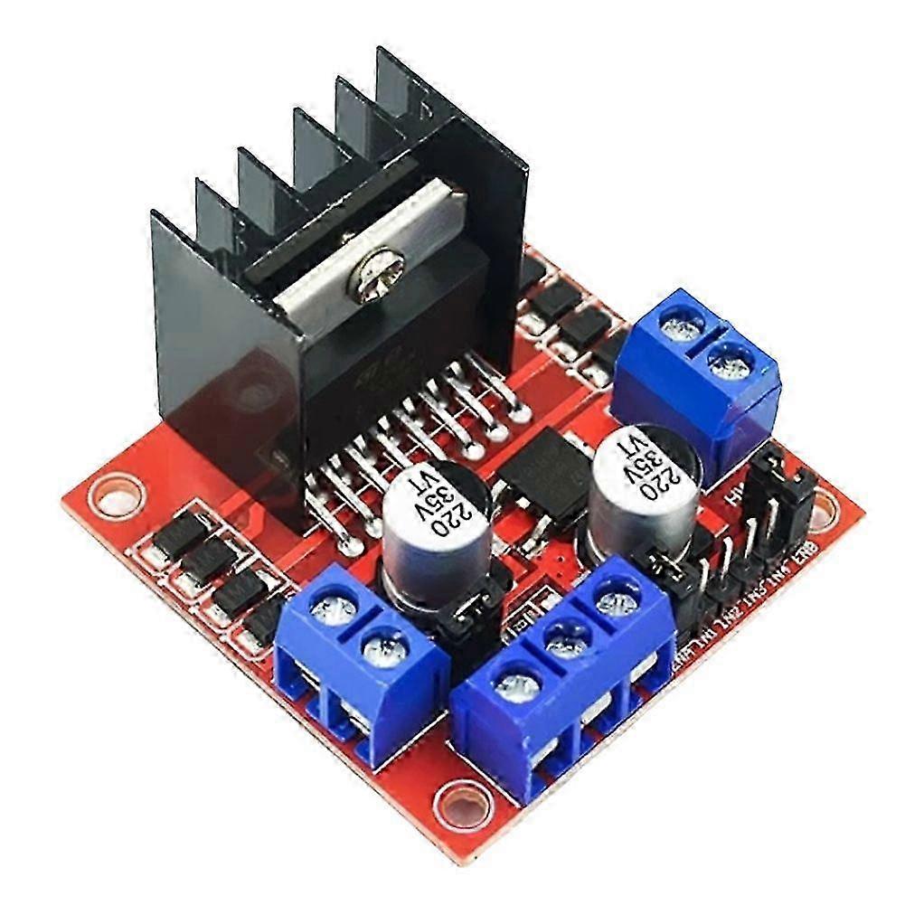 L298N Dual H-Bridge Motor Driver Module: 2A/25W Stepper Driver for Robotics and Smart Applications