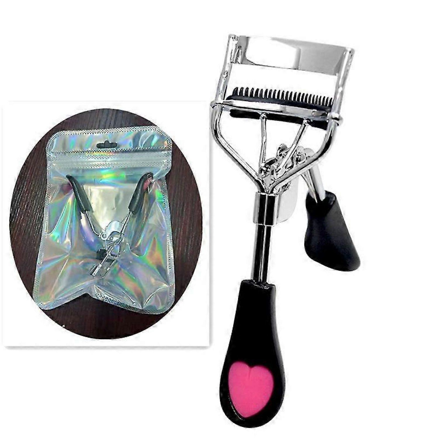 Eyelash Curler With Comb Professional Makeup Tool Black -HK908