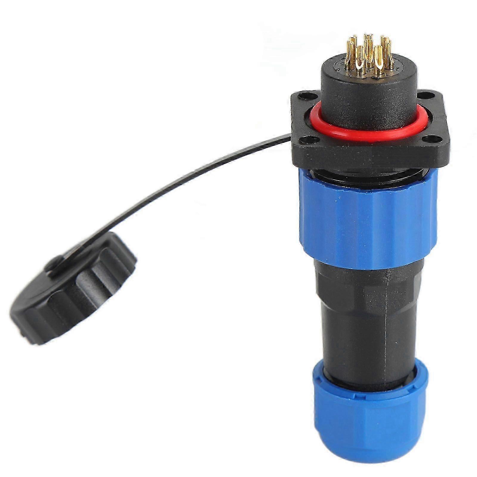 Υψηλής ποιότητας SP16 τετράγωνο βύσμα και πρίζα αεροσκαφών τεσσάρων οπών IP68 αδιάβροχο