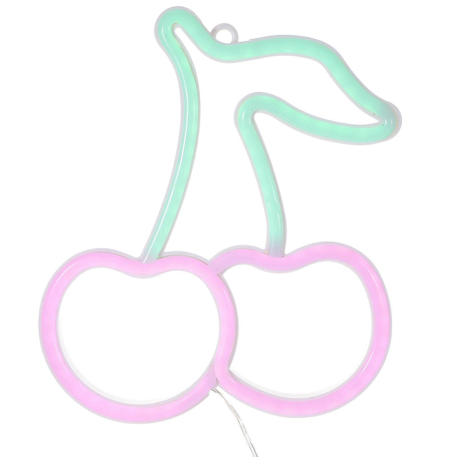 Cherry Neon Sign Lamp LED Neon Light for Party Decoration PVC
