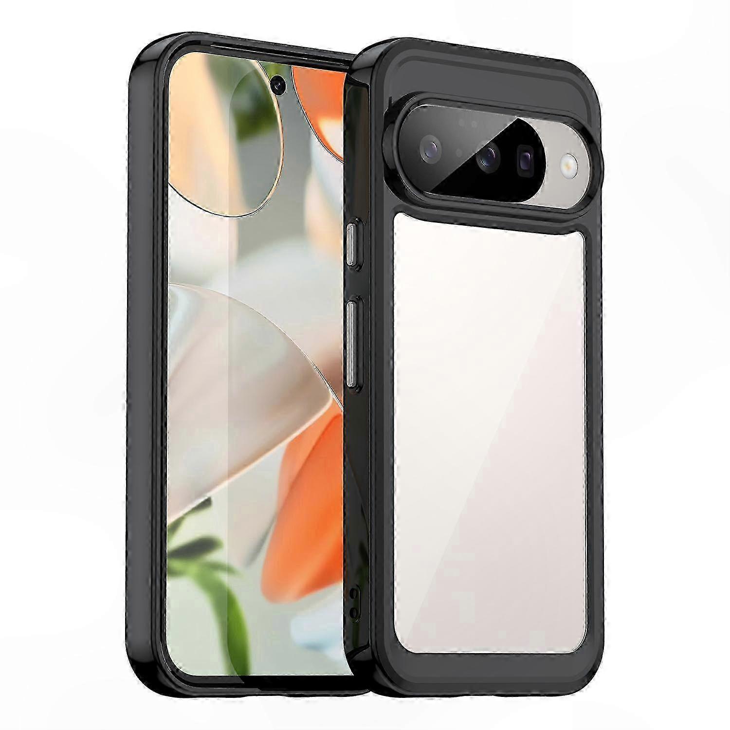 Durable Hybrid TPU Case with Acrylic Design for Phone Protection