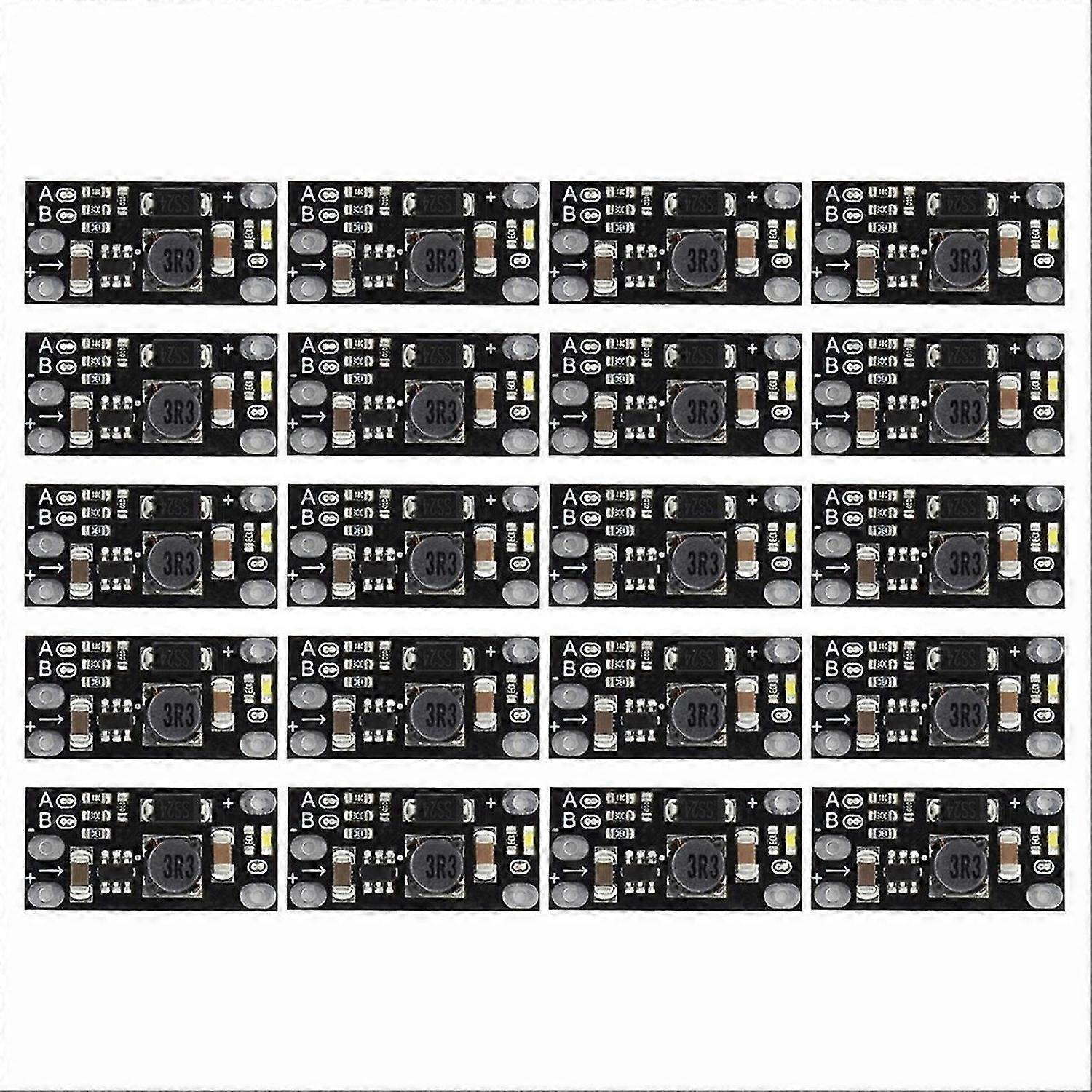 20Pcs Mini DC-DC Boost Step Up Converter 3.7V to 12V Voltage Regulator Lithium Battery Boost Module