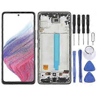 Samsung Galaxy A53 5G SM-A536 OLED-skjerm med ramme, AMOLED-skjermerstatning 2025