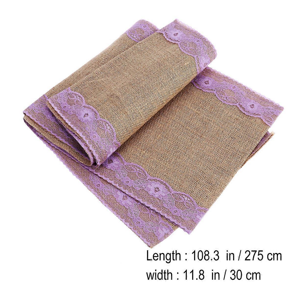 Wedding Table Runner for Table Decoration 1 Piece Rustic Linen Design