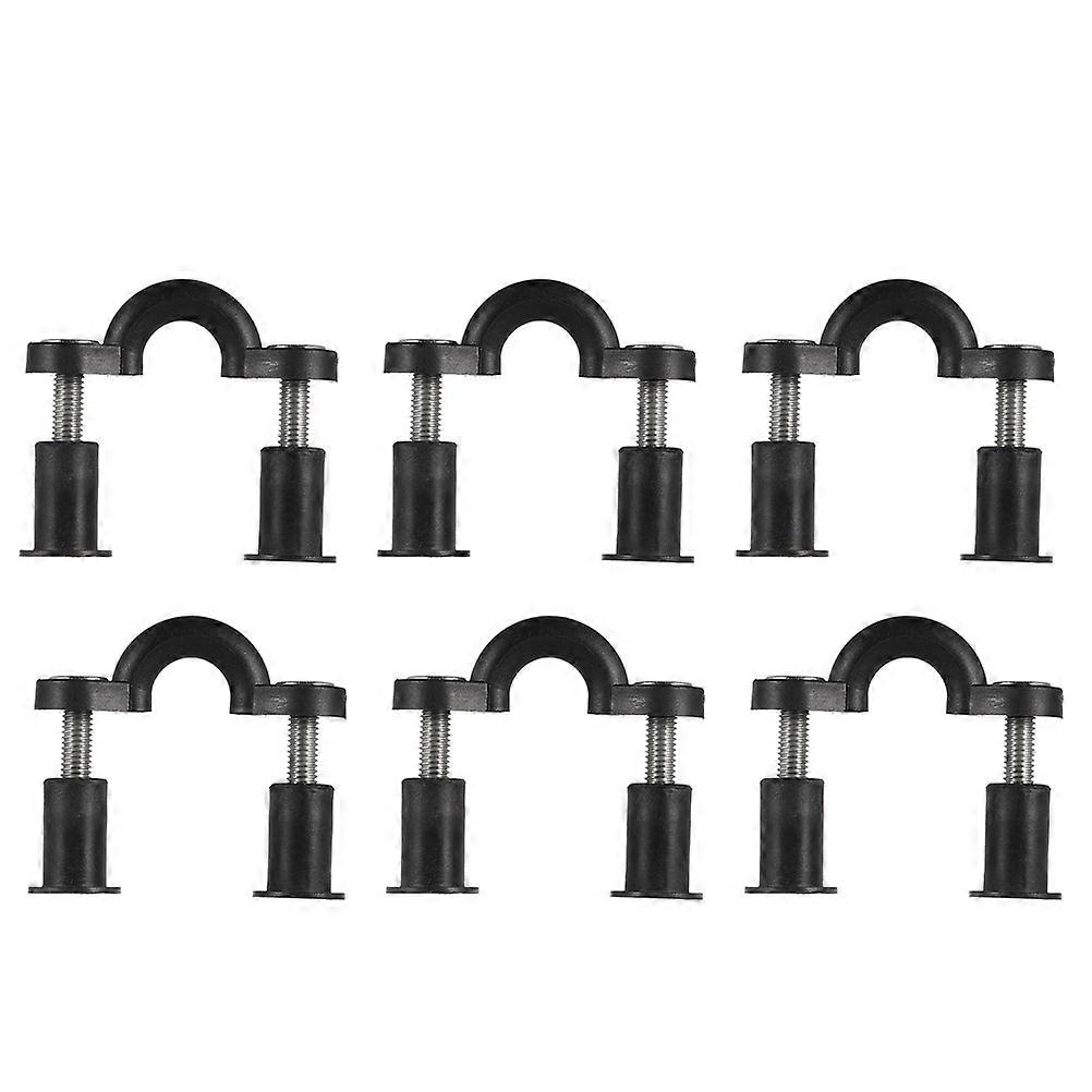 Kayak Strap Clips Small C-Shaped Buckles Kayak Accessories Kayak Users Nylon Assorted Color Securing Deck Lines 1 Set