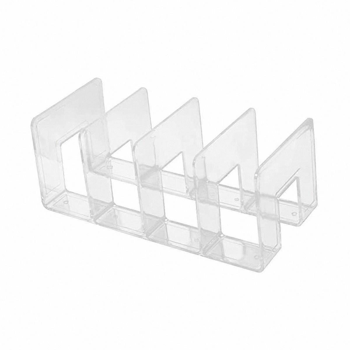 Plastic Bookends for Office File Organization - Durable Folder and Document Holder for Desk or Shelf Storage Solutions