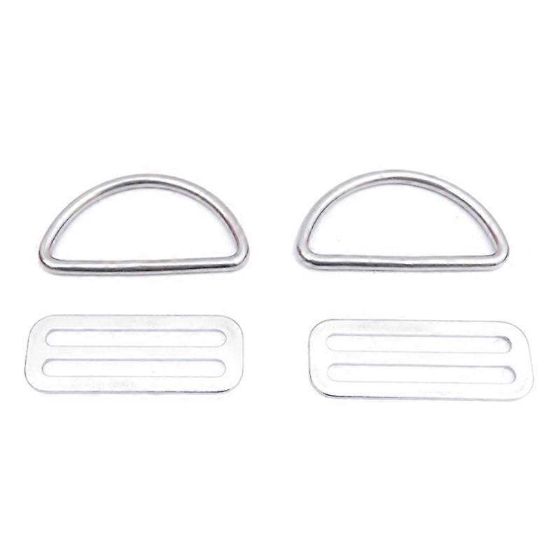 Stainless Steel Scuba Diving Belt Fixed with D Ring Buckle
