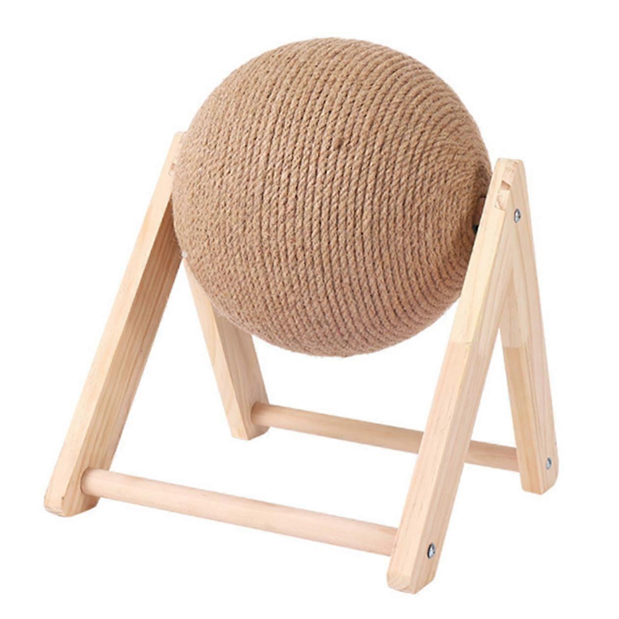 Cat Scratch Ball Toy VShaped Wooden Kitten Scratching Board 1Piece Cat Scratcher For Home Use
