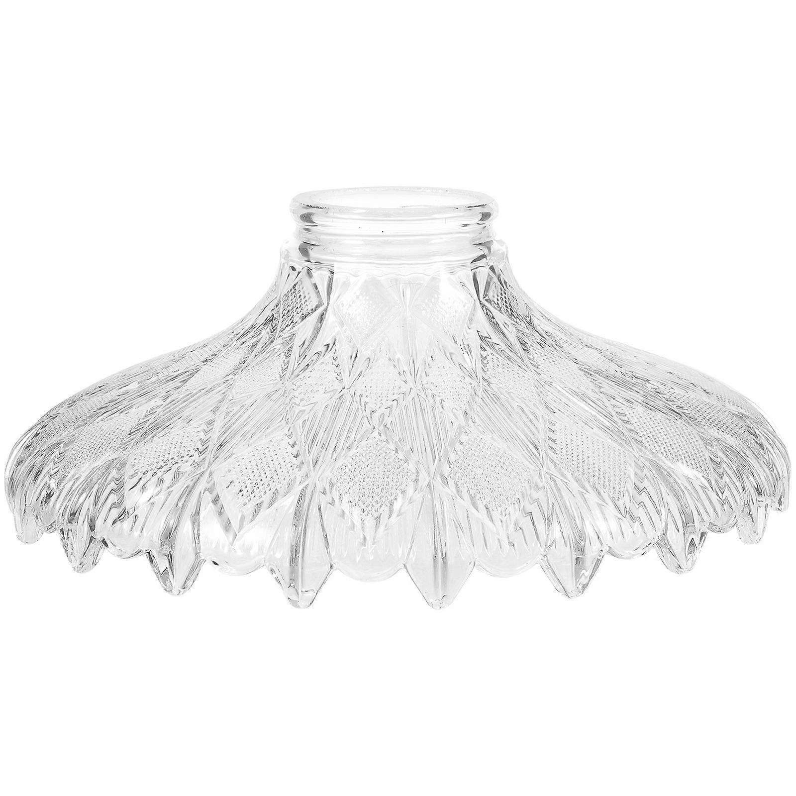 Square Glass Lampshade For Decorative Office Atmosphere Creation 8.2X8.2X6.5In Easy Installation 2Pcs
