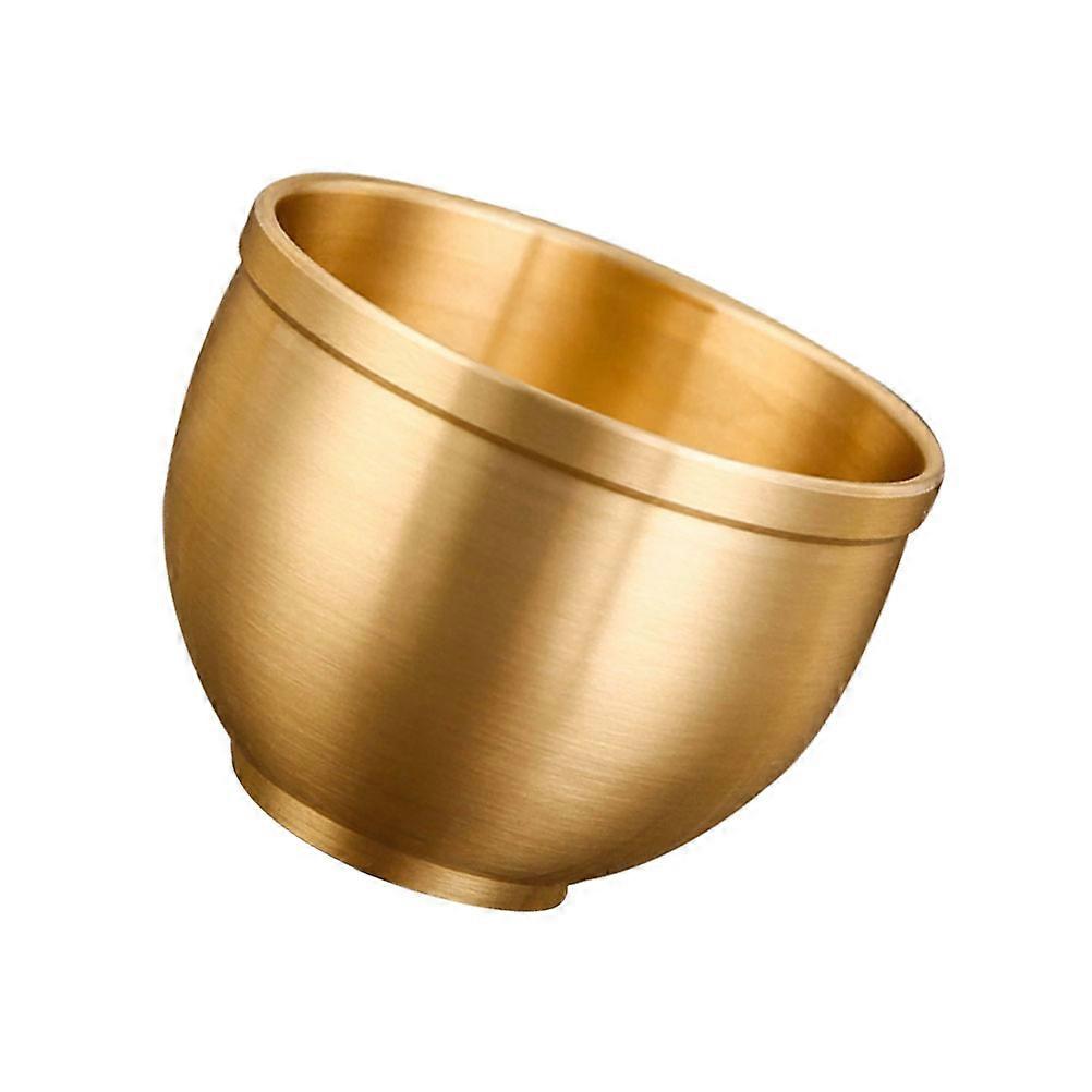 Multifunctional Cup Brass Teacup for Storage Use 2Pcs Vintage Water Cup