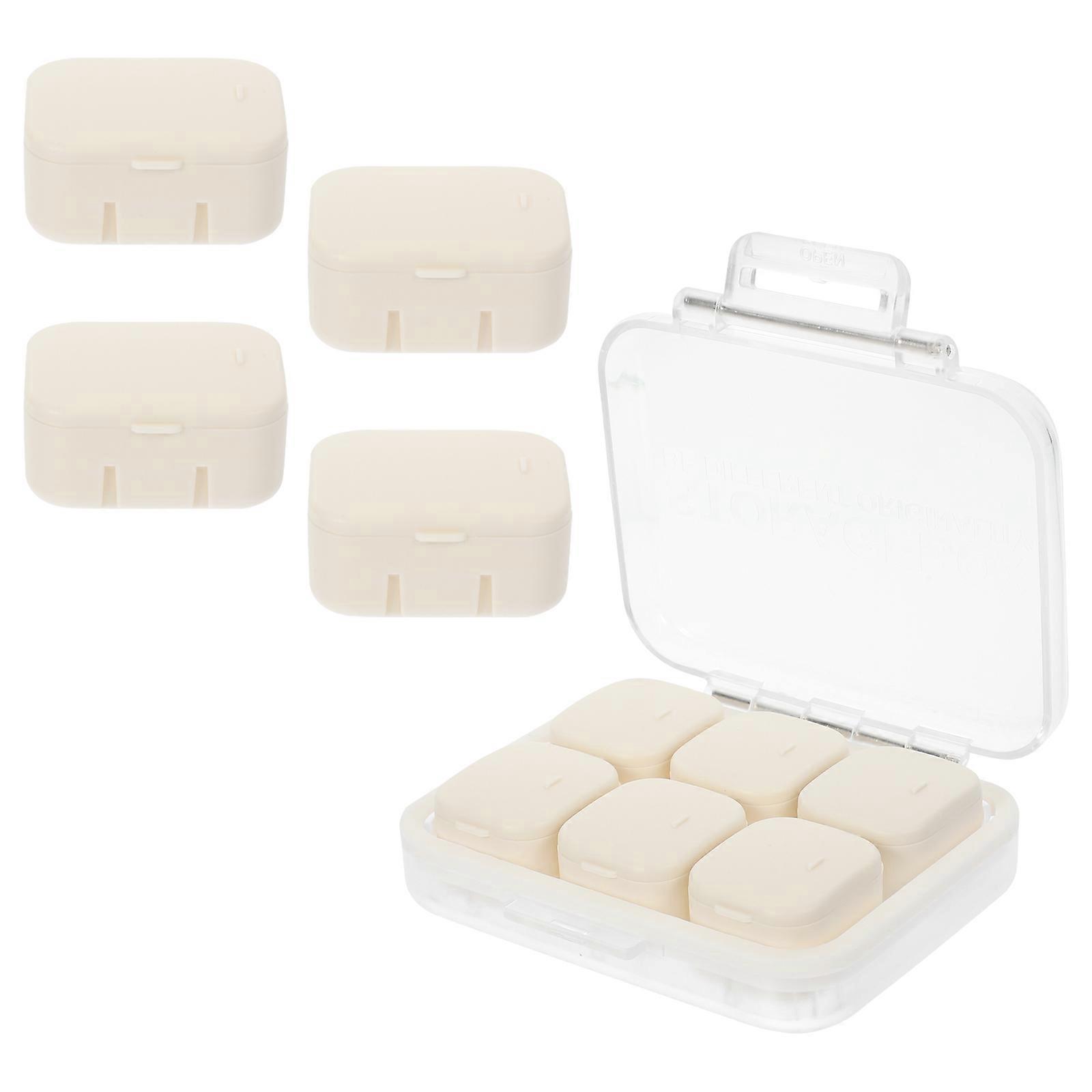 Travel Medicine Box Multi-Compartment Organizer for Storage 4Sets
