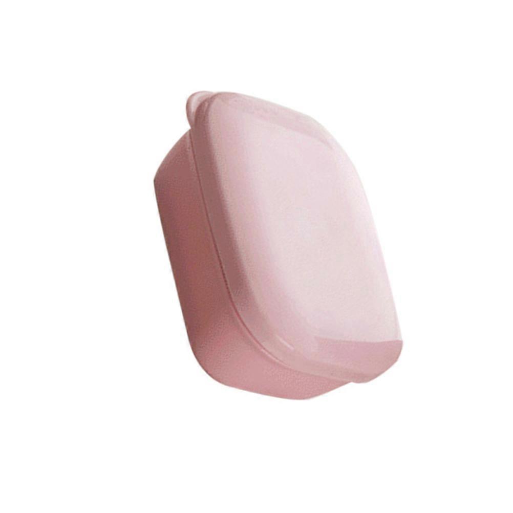 Pink Soap Box Soap Container for Daily Use One Piece Easy to Carry