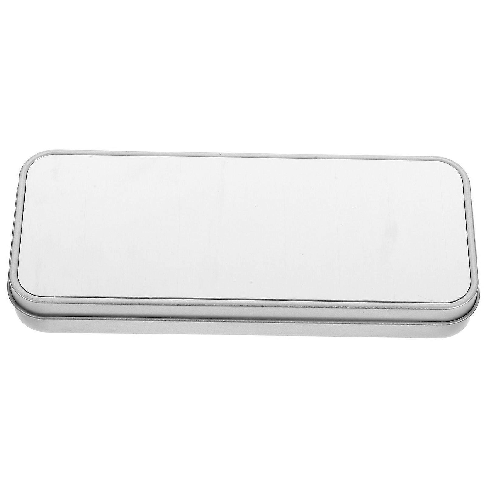 Metal Candy Box Sublimation Storage Case for Storage 5Pcs Silver DIY Boxes