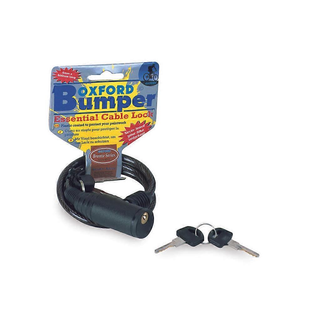 Oxford Bumper Cable Lock-black