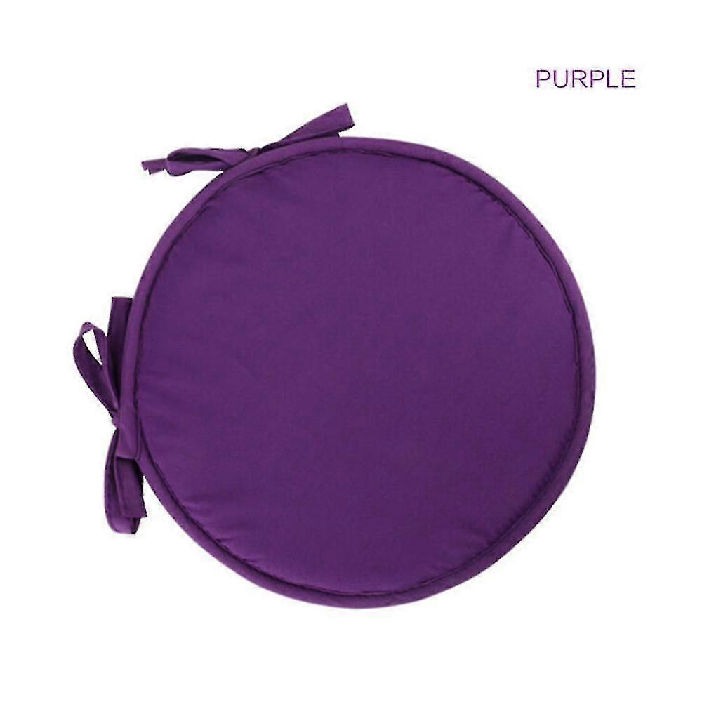30/38cm Soft Round Chair Seat Cushion Seat Pads With Straps Tie On