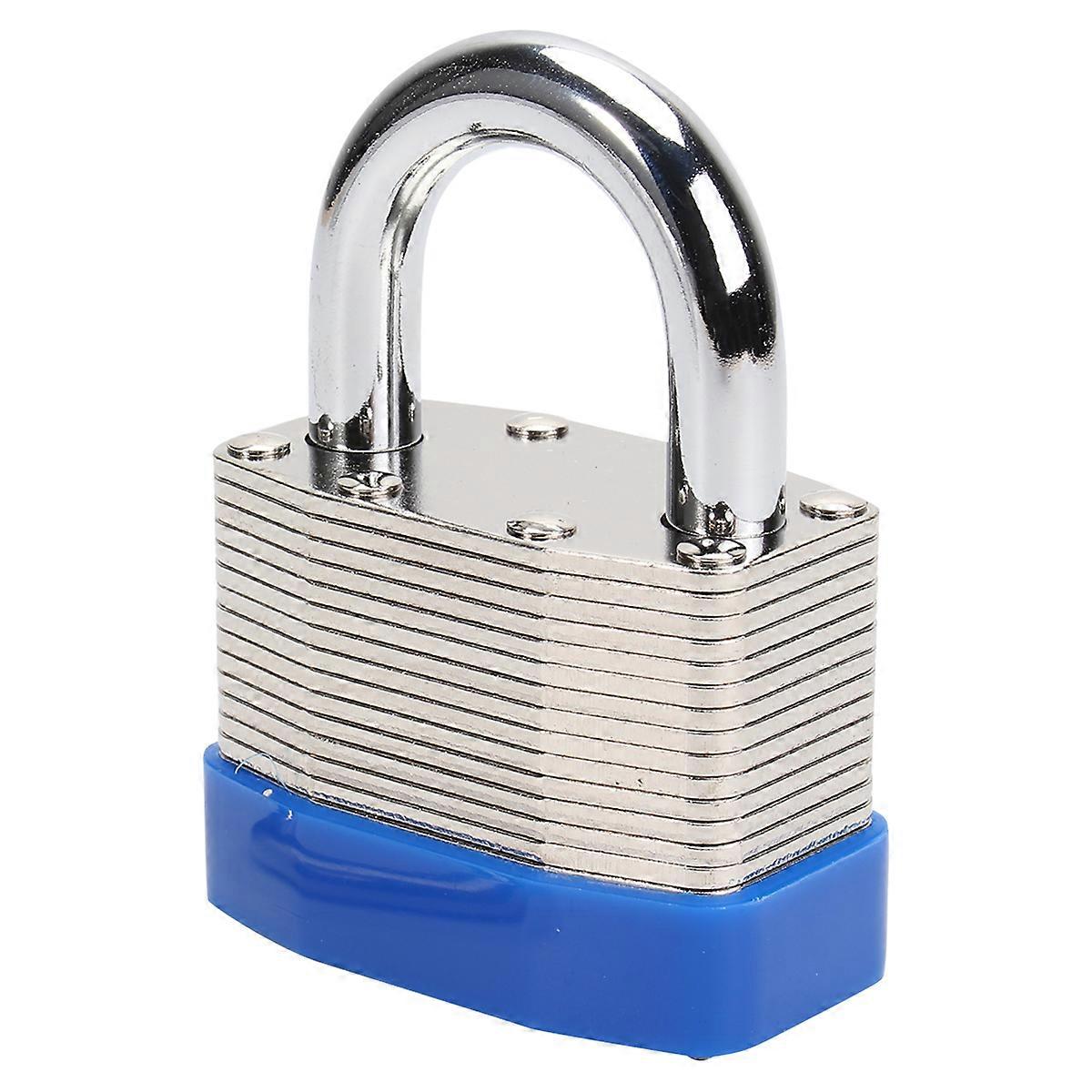 Traveling Luggage Lock Household Four- Password Padlock 2Pcs Blue