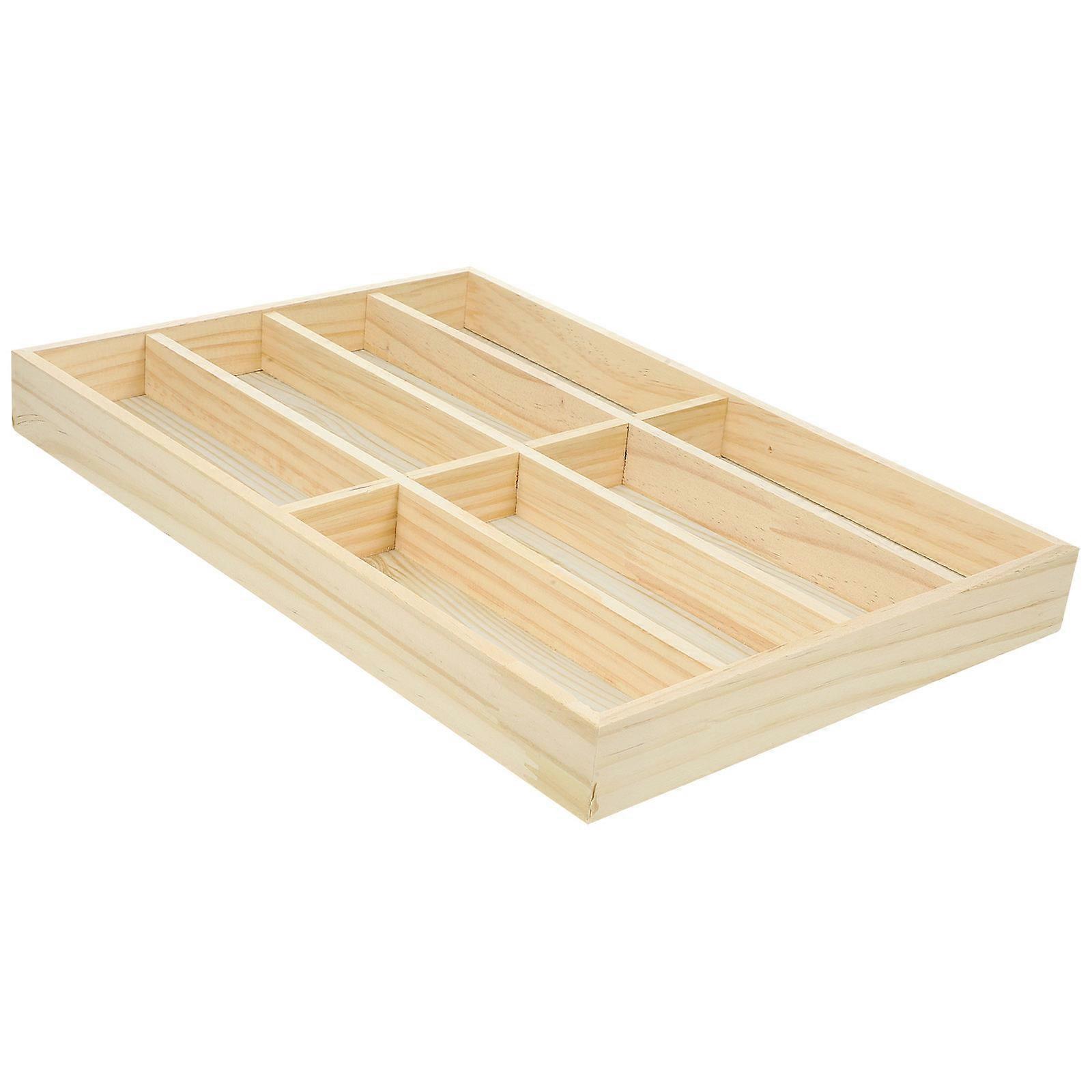 3Pcs Sunglass Holder Solid Wood Organizer With 8 Compartments Suitable For Home And Commercial Use Compact Storage Solution