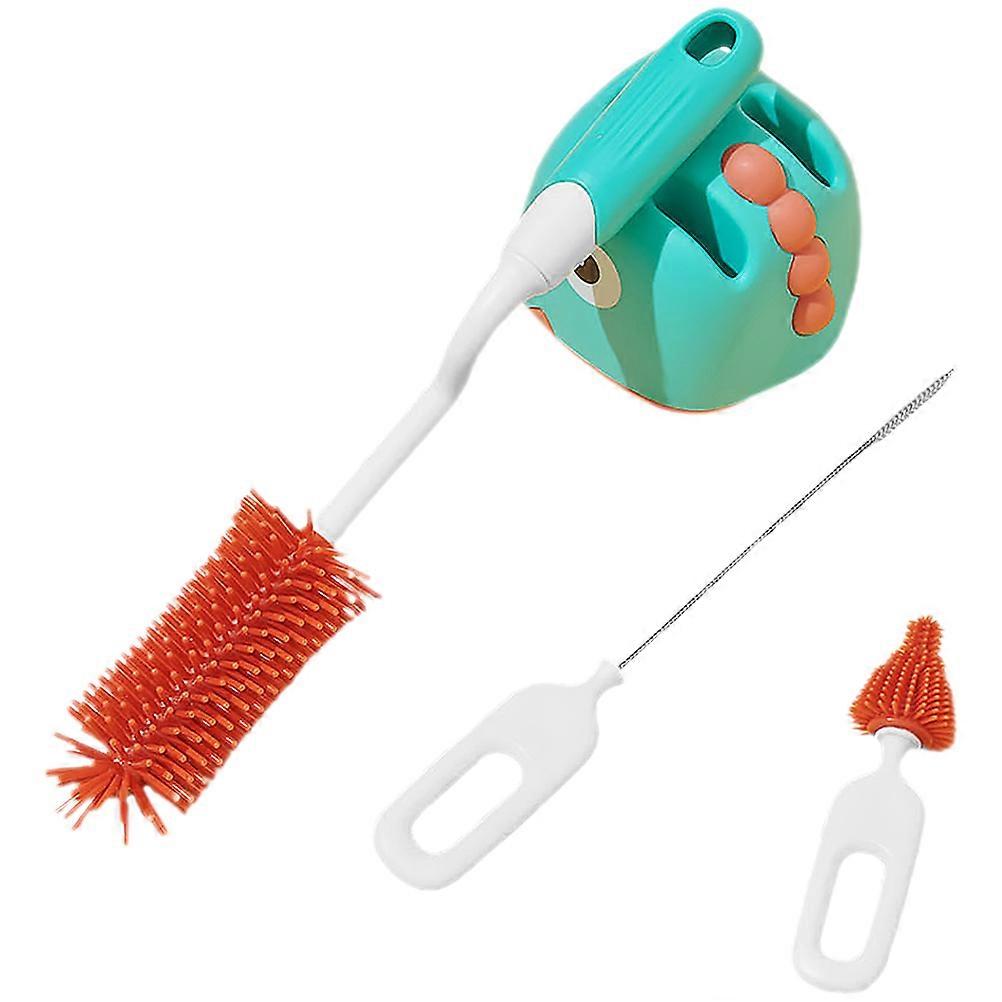Straw Cleaning Brush for Baby Bottles with 4Sets of Brushes and Stand