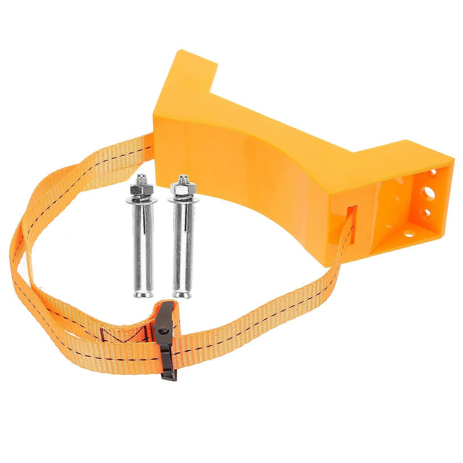 Gas Tank Holder Wall Mounted Cylinder Bracket 2Pcs with Strap