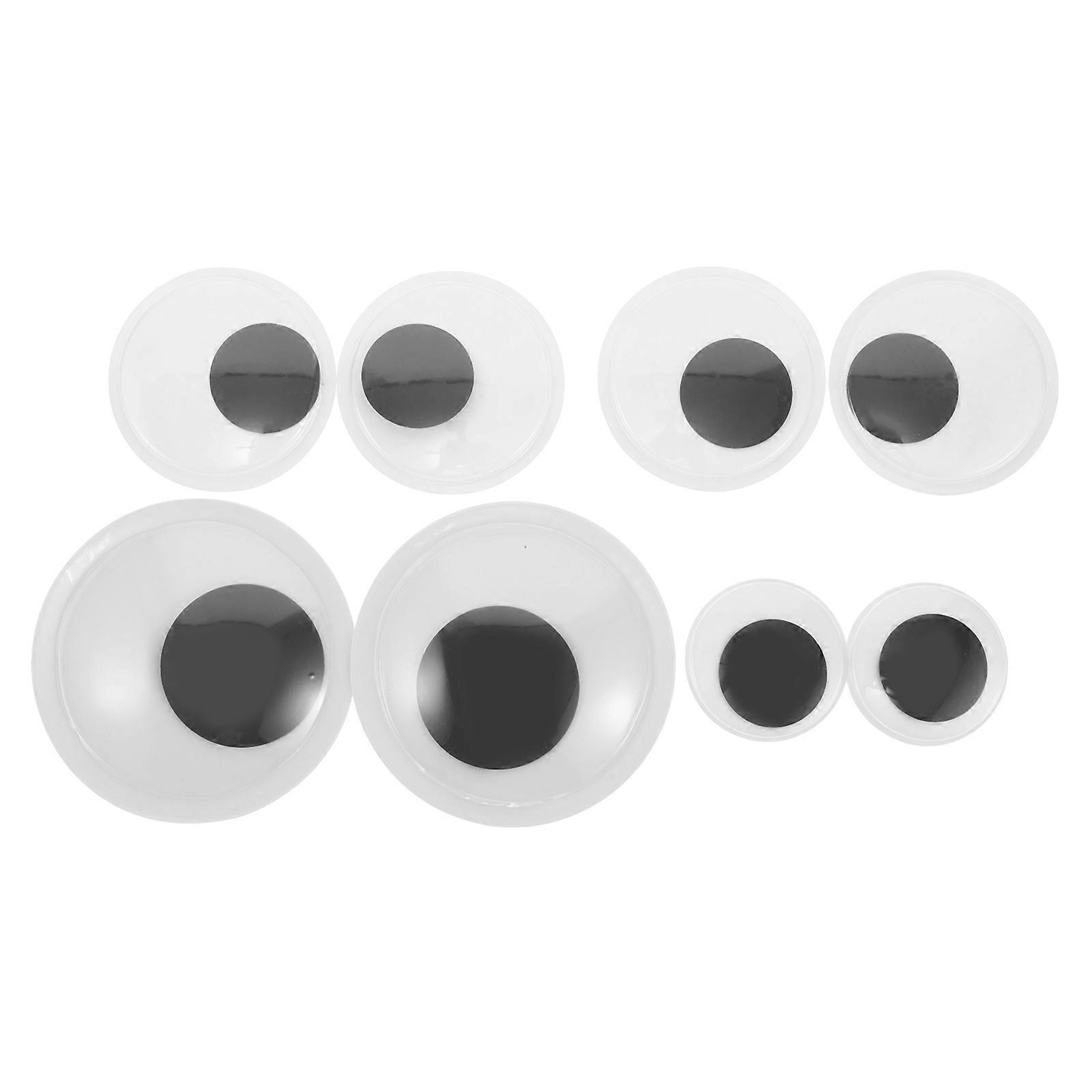 Creative Googly Eyes Extra Large Plastic Stickers with Self Adhesive for 8Pcs