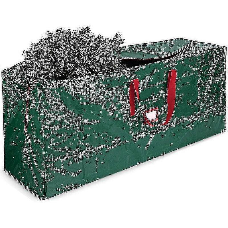 Large Christmas Tree Storage Bag - Fits Up To 9 Ft Tall Holiday Artificial Disassembled Trees With Durable Reinforced Handles & Dual Zipper - W