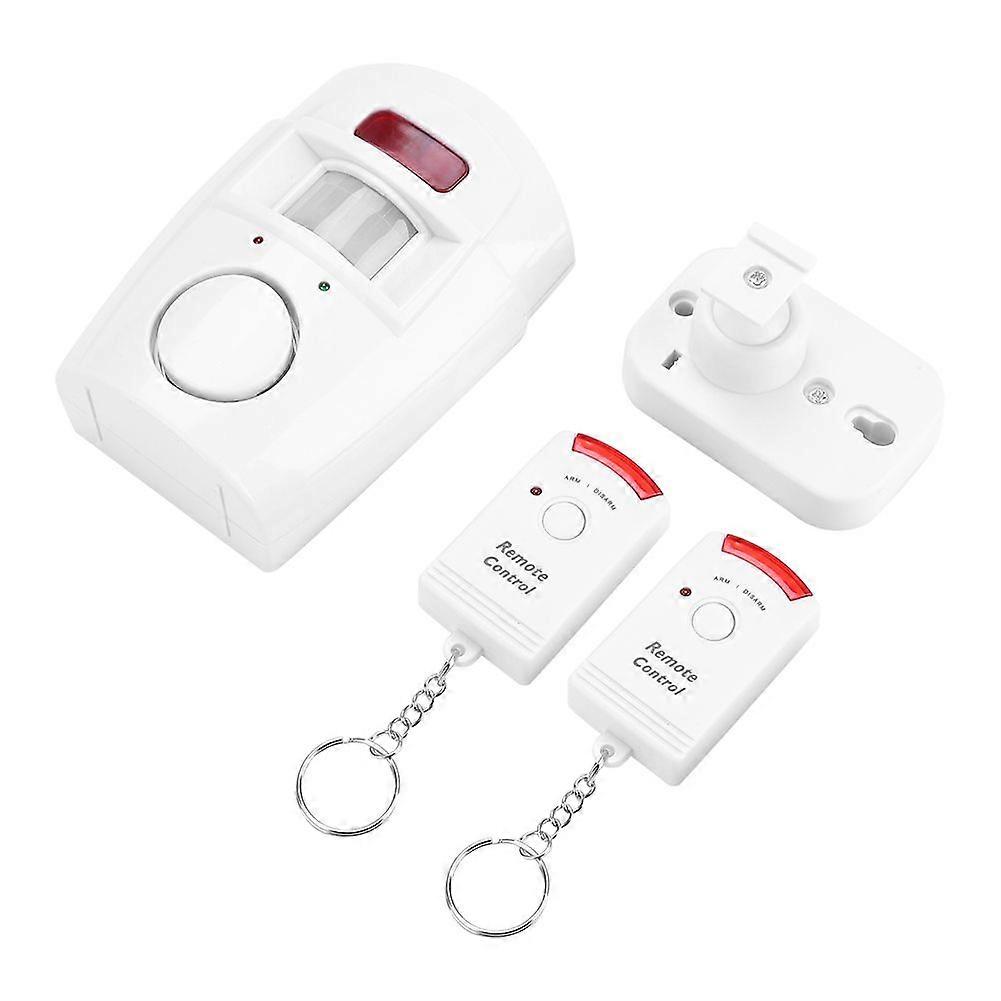 PIR Infrared Motion Detector Alarm Unit with 2 Remote Controller Home Safety System