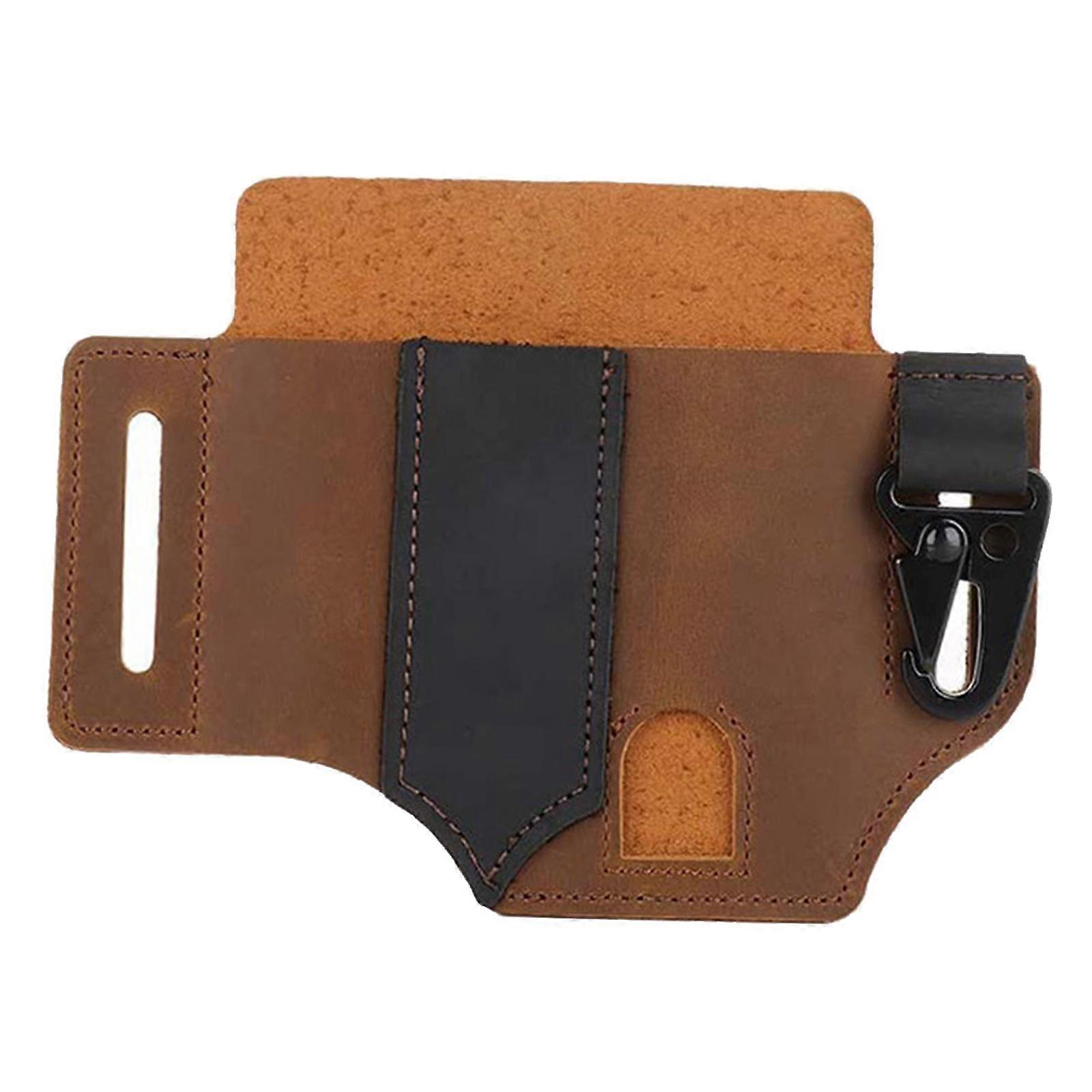 Stylish Flashlight Sheath Multitool Pouch and Keychain Clip for Pen Belt Men