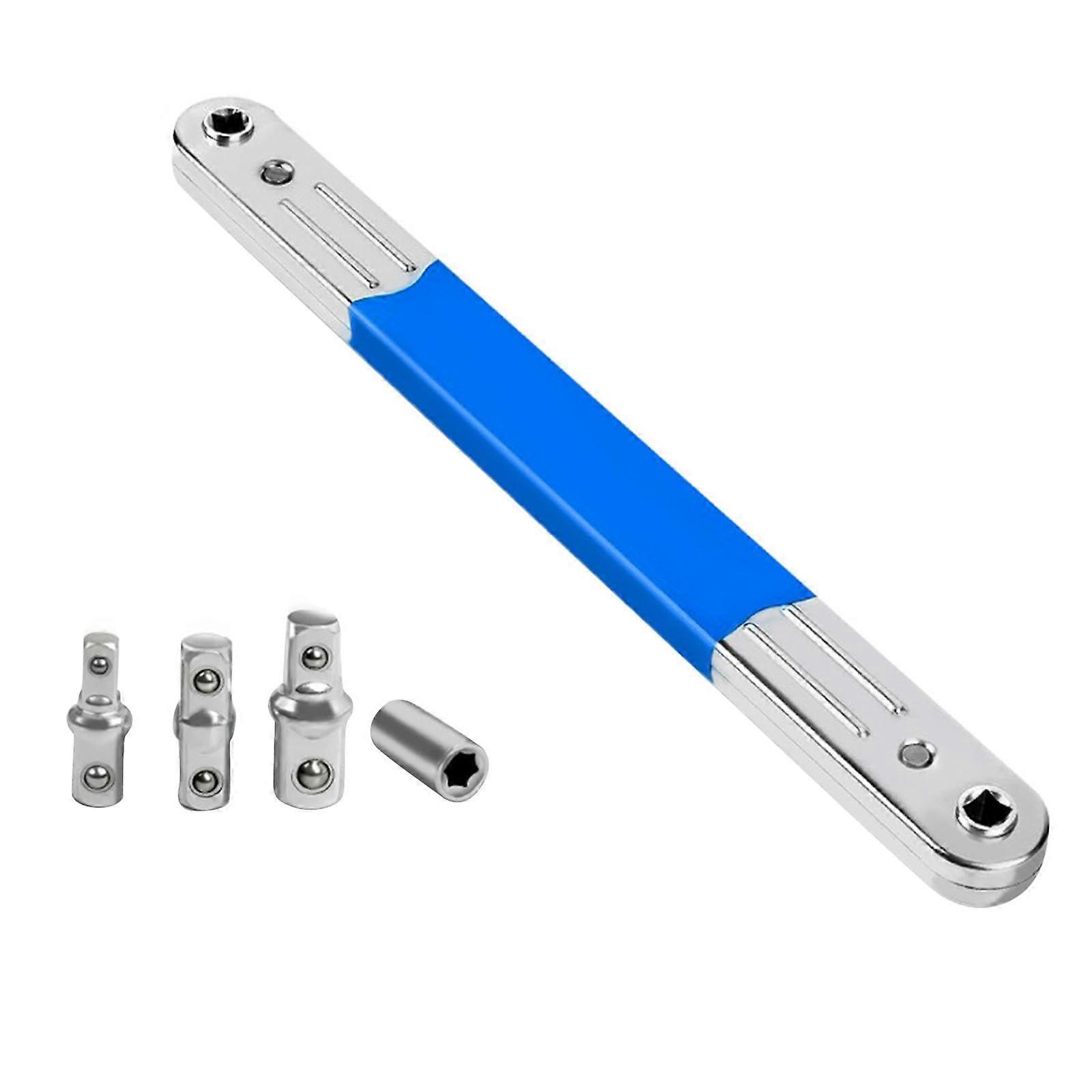 15inch Offset Extension Wrench Tool Set For Workshop And Home Use Blue Enhanced