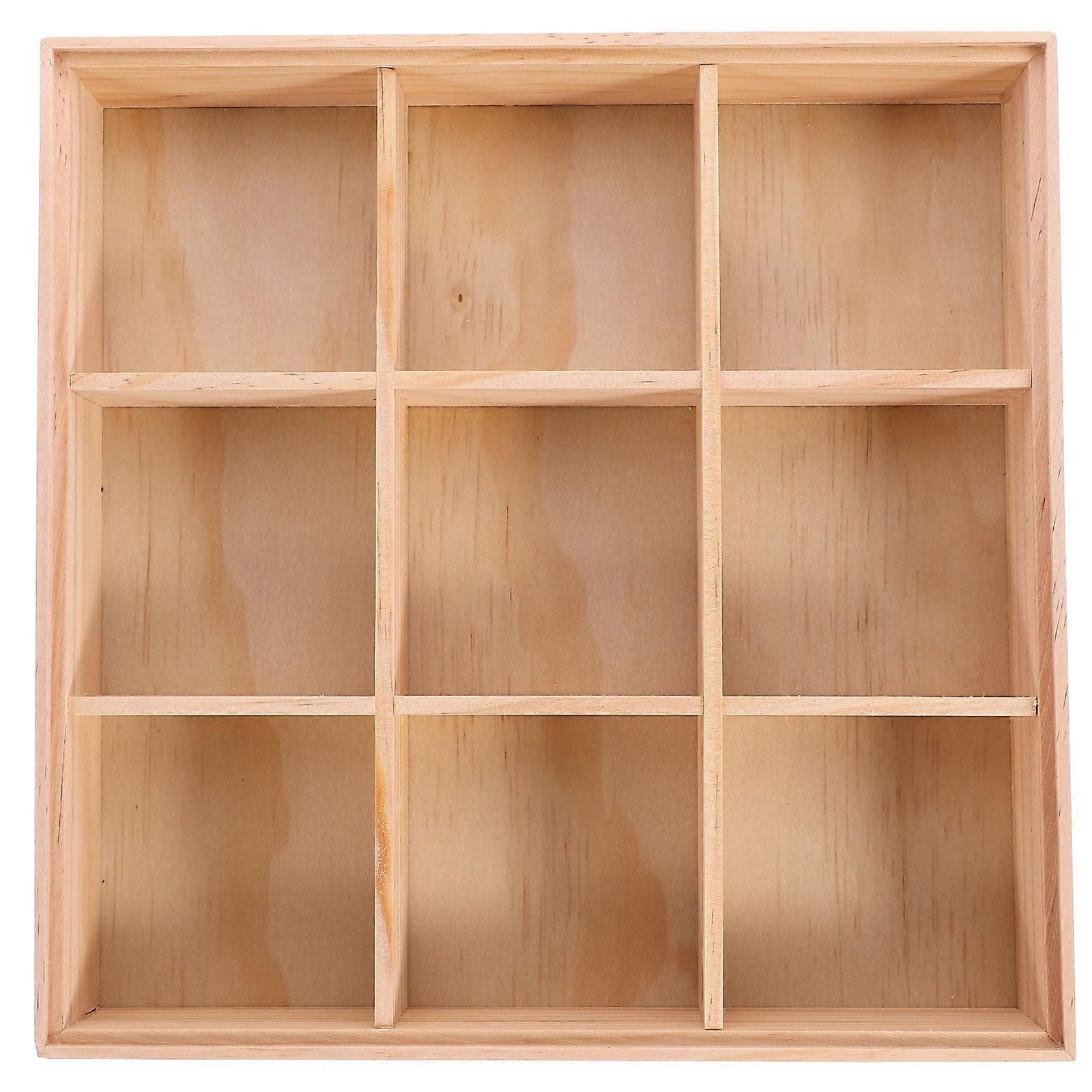 Dry Fruit Case Wooden Desktop Box for Holding Use 3Pcs Multipurpose Storage