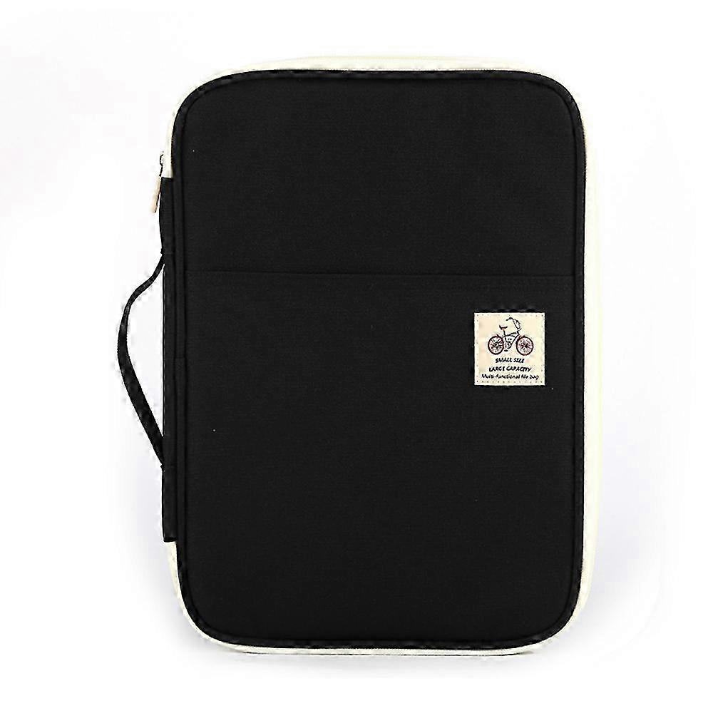 25-26 Black-A4 document bag storage bag