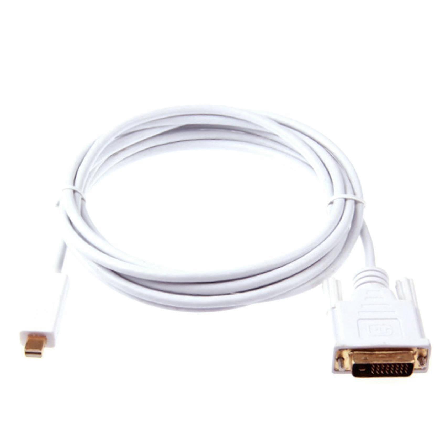 HDMI-Konverter Display Port Dp Stecker zu Dvi Stecker Kabel Weiß 6ft 1.8m