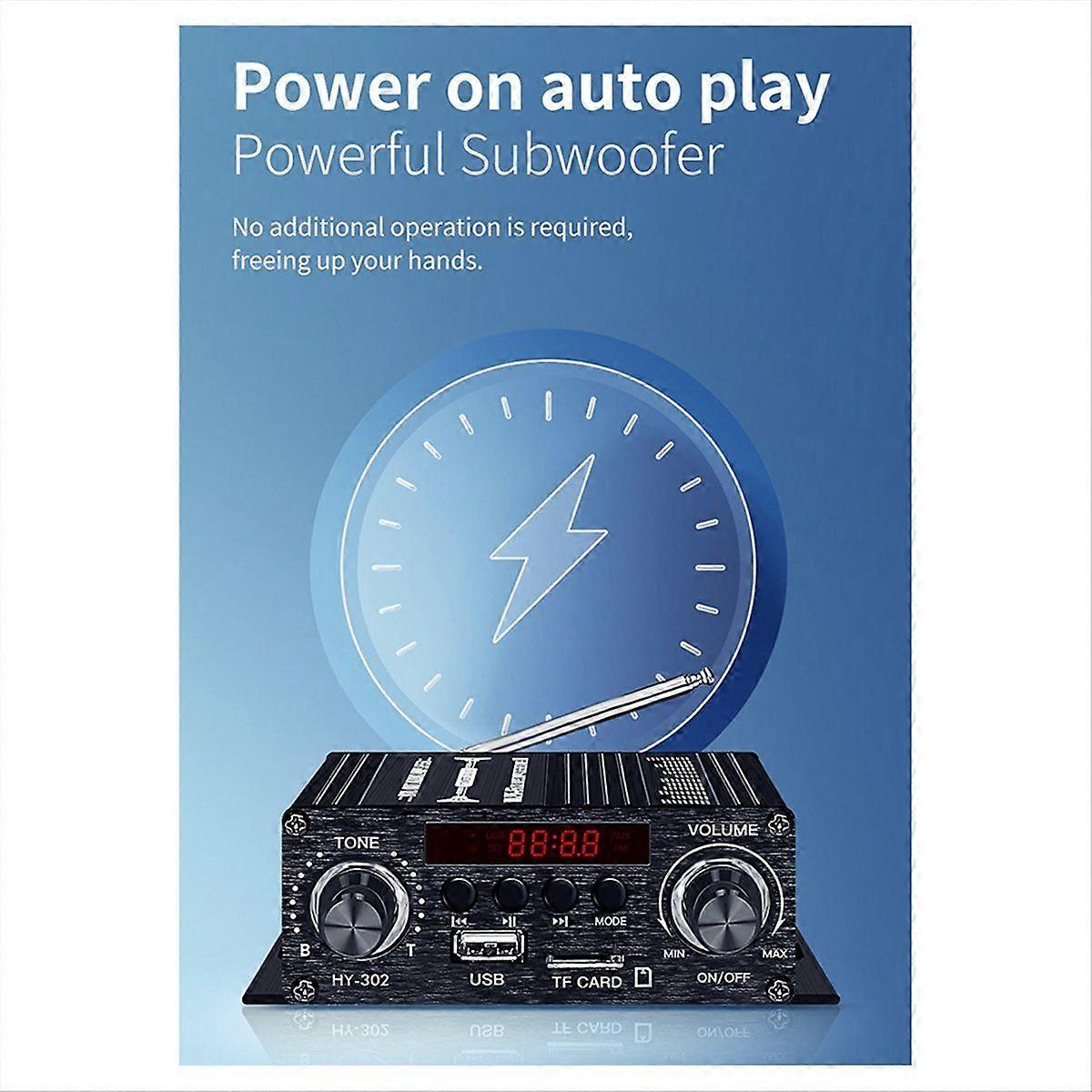 New Digital Bluetooth Amplifier 12V Home Car 2 Channel