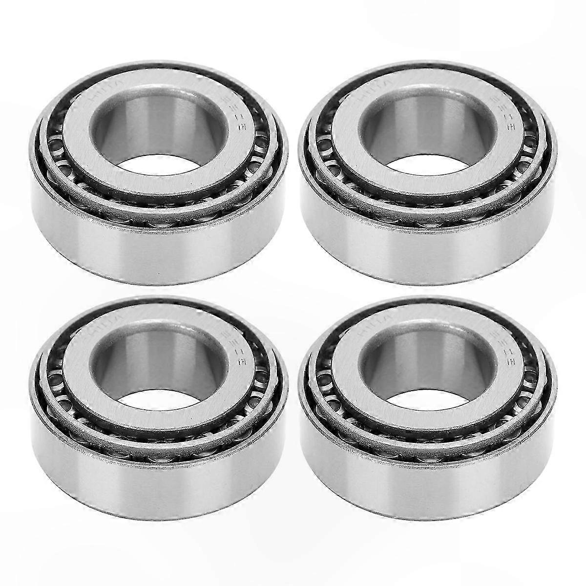 Set van 4 kegelrollagers voor industriële machinecomponenten