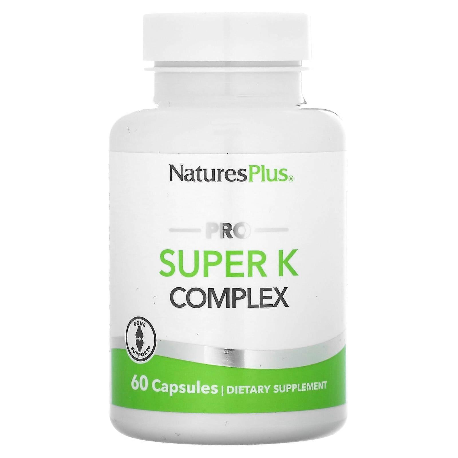 NaturesPlus, Pro Super K Complex, 60 capsules
