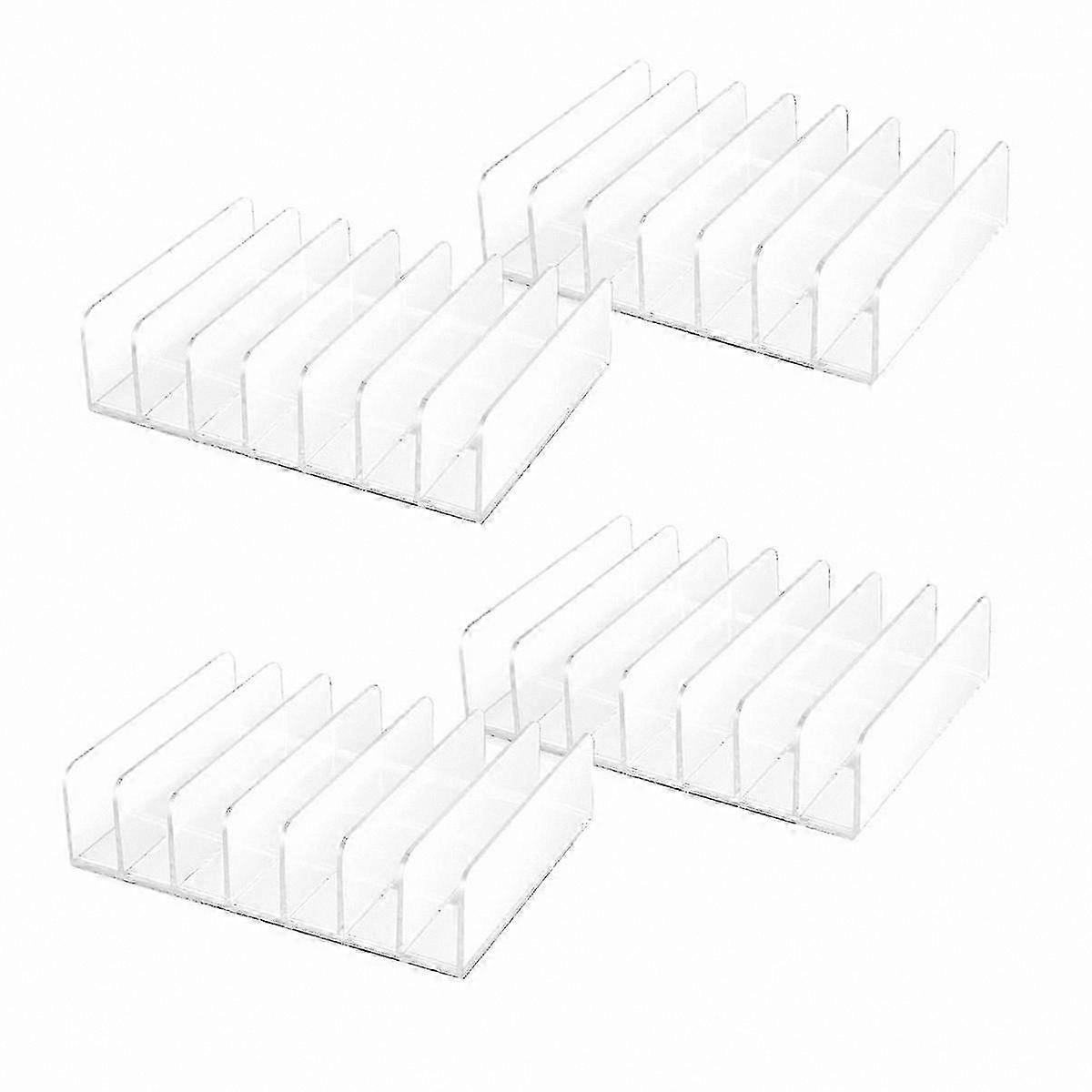 Acrylic CD Display Rack with Storage Tray for DVDs and CDs