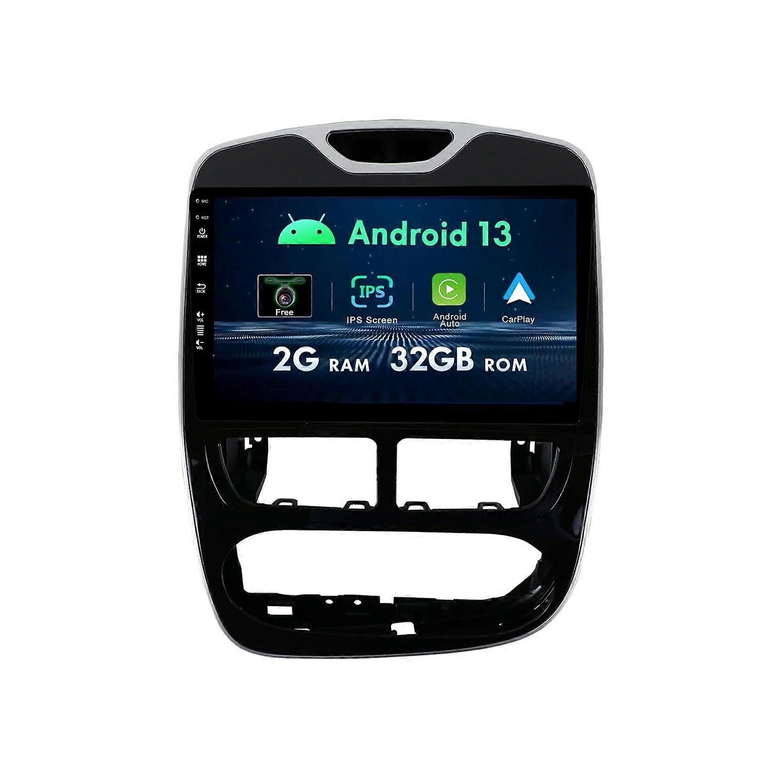 10" Android Double Din Car Radio Stereo Head unit for Renault Clio 2012-2016 - 2G+32G - Support Sat Navi WiFi Bluetooth SWC RDS Carplay GPS